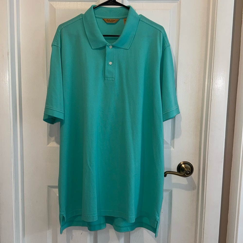 Roundtree & Yorke Gold Label short sleeve polo in XL